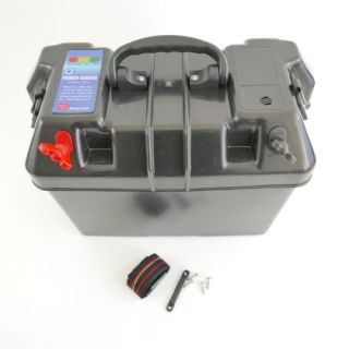 Boat Battery Power Box 12V output, USB and Lighter Socket - 